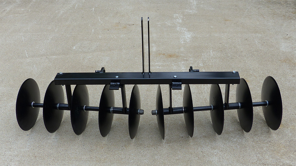 ATV Disc Harrow Attachment Hydraulic 3 Point Hitch Accessory