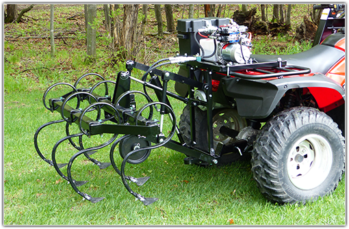 ATV Hydraulic Cultivator Attachment