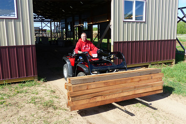 Hydraulic Forklift Attachment For My ATV