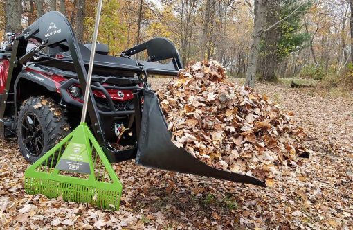 Hydraulic Powered Lawn Basket ATV Attachment Product Image 2