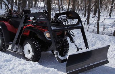 Hydraulic Powered Snow Plow ATV Attachment Product Image 1