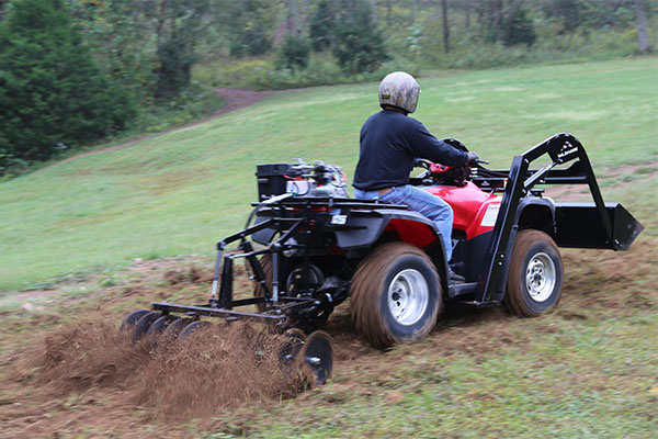 Hydraulic Rear Disc Harrow ATV Attachment