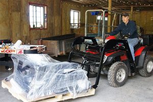 Loader Forks for a Polaris ATV