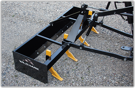 Wild Hare ATV Hydraulic Box Blade Road Grader Attachment