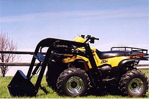 ATV Front End Loader Attachment - Groundhog ATV Equipment